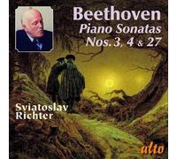 Beethoven : Sonates pour piano n° 3, 4 & 27. Richter