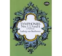 Beethoven: symphonies nos. 1, 2, 3 and 4 (full score) (Dover Orchestral Music Scores)
