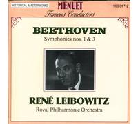 Beethoven - Symphonies Nos. 1 & 3 / Leibowitz