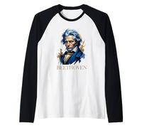 Beethoven Symphony Music Lover for Classical Fans Camiseta Manga Raglan