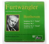 Beethoven: Symphony No. 3 (Eroica) / No. 5 No. 9 (Choral) (3 Record Box Set) / Furtwängler Conducts The Berlin Philharmonia (Recordedin 1942 - 1944) / Soloists: Peter Anders, Elisabeth Höngen, Tilla Briem, Rudolf Watzke