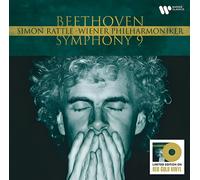 Beethoven - Symphony No. 9 - Simon Rattle/Wiener Philharmoniker (Red & Gold Coloured) (2 LP)
