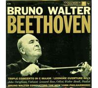 Beethoven "Triple" Concerto in C Major for Violin, Cello, Piano and Orchestra, Op. 56 with Corigliano, Violin; Rose, Cello; Hendl, Piano & Leonore Overture No. 3, Op. 72a, Bruno Walter conducting the New York Philharmonic
