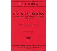BEETHOVEN - Variaciones (7) sobre "La Flauta Magica" (WoO.46) para Viola y Piano (Katims)