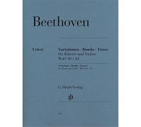BEETHOVEN - Variaciones, Rondo y Danza para Violin y Piano (Urtext)