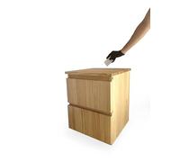 Beetle Print Cajonera de Pino Macizo con Compartimento Secreto y Cerradura NFC con App Bluetooth, Mueble camuflado con Doble Fondo Invisible y cajón Oculto, Caja Fuerte Oculta de Seguridad