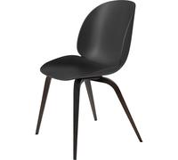 Beetle Silla de Comedor Base de Madera Roble Ahumado Mate/ Negro