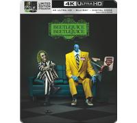 Beetlejuice Beetlejuice Steelbook (4K Ultra H (4K UHD Blu-ray) (Importación USA)