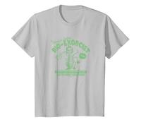 Beetlejuice Bio Exorcist Camiseta, Niños, Plata, 12 años