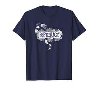 Beetlejuice Logo Camiseta, Hombre, Azul Marino, M