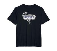 Beetlejuice Logo Camiseta, Hombre Tallas Grandes, Negro, 6X Alto