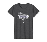 Beetlejuice Logo Camiseta, Mujer, Jaspeado Oscuro, S