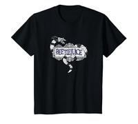 Beetlejuice Logo Camiseta, Niños, Negro, 4 años