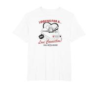Beetlejuice Love Beetlejuice Camiseta, Hombre Tallas Grandes, Blanco, 5X Alto