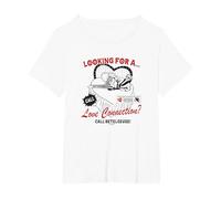 Beetlejuice Love Beetlejuice Camiseta, Mujer Tallas Grandes, Blanco, 2XL Grande