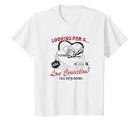 Beetlejuice Love Beetlejuice Camiseta, Niños, Blanco, 8 años