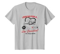 Beetlejuice Love Beetlejuice Camiseta, Niños, Plata, 12 años