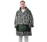 Beetlejuice Manta con Capucha de Rayas para Hombre (NS8669)