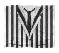 Beetlejuice Striped Suit Manta súper Suave con Tacto Sedoso - 152 x 127 cm