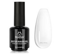 Beetles Builder Gel para uñas Blancas, Blanco Lechoso, Fortalecedor Transparente, 15ML, Extensión de Uñas Hdu Gel DIY en Casa Regalo para Mujeres