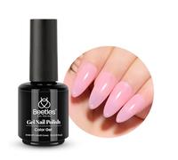 Beetles - Esmalte de uñas de gel UV - 15 ml rosa esmalte de gel rosa translúcido Soak Off LED lámpara de uñas arte de uñas manicura bricolaje casa 1 unidad gel de uñas nude