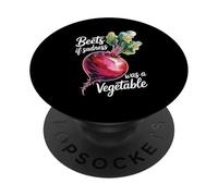 Beets If Sadness Was A Vegetable Food Puns - PopSockets PopGrip Adhesivo
