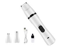 beeyuk Cortaúñas para Perros, cortapelos inalámbricos para Mascotas pequeñas para Recortar el Pelo del Perro Alrededor de Las Patas, Ojos, Orejas, Cara, Tijera de bajo Ruido para Garras de Perro