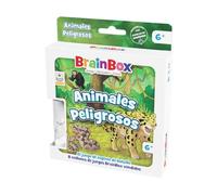 Beezerwizzer Studio BrainBox Pocket Animales Peligrosos, Juego de Cartas