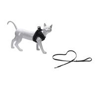 Beeztees Arnes Para Gatos Con Correa De Nylon Negra - Comodidad Para Su Gato