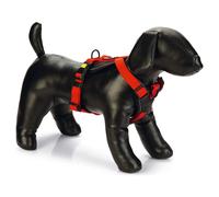 Beeztees Arnés Para Perros Parinca Premium De Nylon Rojo Con Cierre De Seguridad