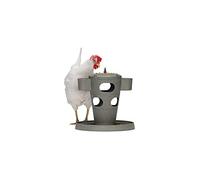 Beeztees BZ Huehner - Torre de Aperitivos (30 x 30 x 32,5 cm), Color Gris