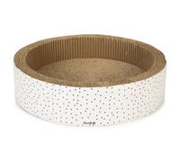 Beeztees Caja Rascador Leezi 42x42x10 Cm Para Gatos, Área De Juego Y Descanso