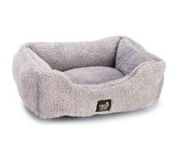 Beeztees Cama Para Gatos Nox Gris Claro 48x37x18cm, Lavable Y Suave