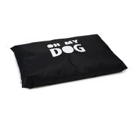 Beeztees Cojín para Perro Oh My Dog Negro 100x70 CM Perros, Relleno de Poliéster