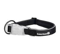 Beeztees Collar Para Perro Parinca Safety Gear LED Nylon Negro, Reflectante