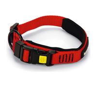 Beeztees Collar Para Perros Parinca Premium De Nylon Rojo Con Base De Neopreno