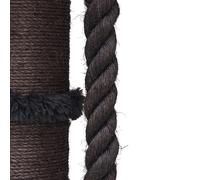 Beeztees Cuerda de Juego Negro para Rascador Ramiro Gris - Juguete Larga Vida