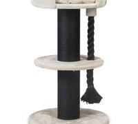 Beeztees Ersatzsisalstamm Wello Crema, 53cm, Ø20cm para Mueble con Rascador