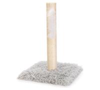 Beeztees Gatito Rascador Atila Gris Felpa Sisal 53cm Con Juguete 35x35cm