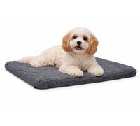 Beeztees Ito - Cojín ortopédico para Jaula (62 x 44 x 4 cm), Color Gris Oscuro