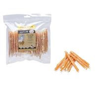 Beeztees Juego de 100 palitos masticables para Perros con Pollo Megapack 12,5 cm