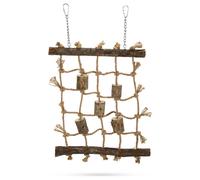 Beeztees Juguete Para Aves Ziggy De Madera 46x30x3cm Para Diversión En La Jaula