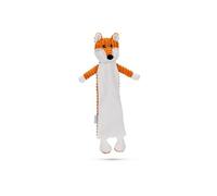 Beeztees Juguetes de Peluche para Perros K&BZ FLATINO Peluche Zorro Aaron 41 Juguete Perro Naranja/Blanco, 41X22X7,5 CM