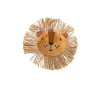 Beeztees Jungle Leon, Juguete para Gatos, Felpa, marrón, 10 x 9 x 2 cm