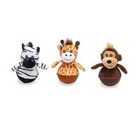 Beeztees Jungle Wobblers - Juguete para Gatos (Felpa), Color