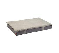 Beeztees K&Bz Cama Perro De Espuma con Memória Duo, Gris 100X70X12Cm 2000 g
