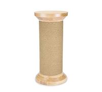 BEEZTEES K&BZ DBL RASCADOR DE Madera Carrete KRATSIE, Yute 35,5 X 35,5 X 74 CM