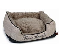 Beeztees K&Bz Dbl Rest Bed Dallam BGE Grey 95X80X25 800 g
