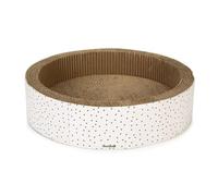 Beeztees Cartón Juguetes para Rascar Leezi 42x42x10 CM Gatos,Juego & Zona Amarre