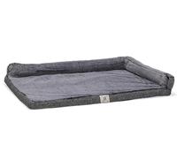 Beeztees Nano Chill Kuzzi - Cojín ortopédico para Jaula (106 x 69 x 5 cm), Color Gris